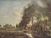 Jean-Baptiste Camille Corot Strabe in Sin-Le-Noble oil painting
